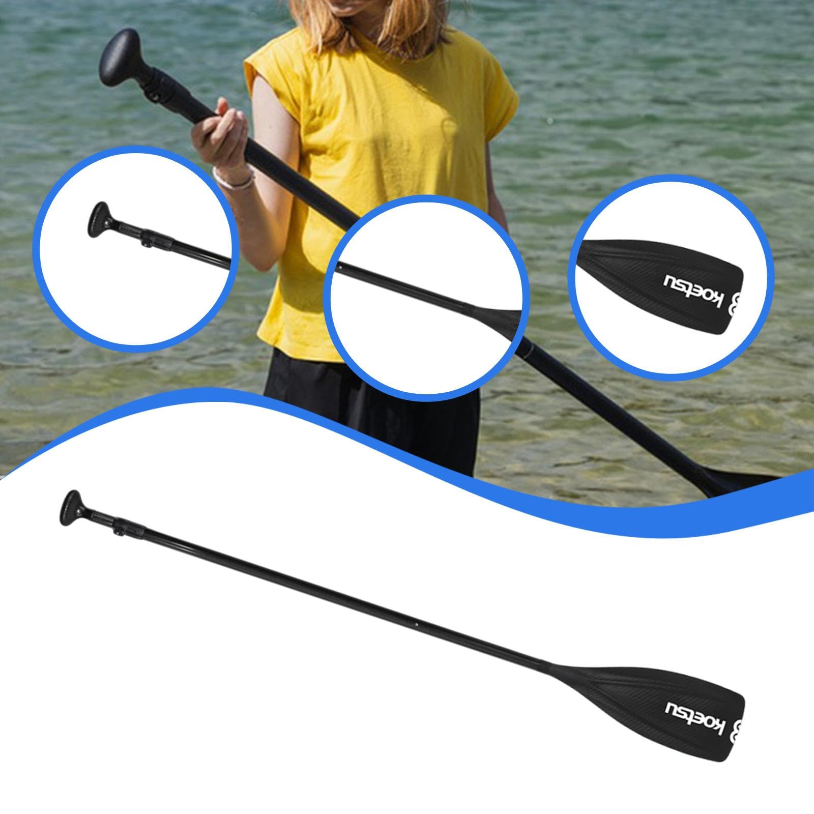 Kayak Paddel mit Einfacher Demontage Humanisiertem Design Kraftvollen Schlägen Und Langlebigem Material für Kanusport für Wasser
