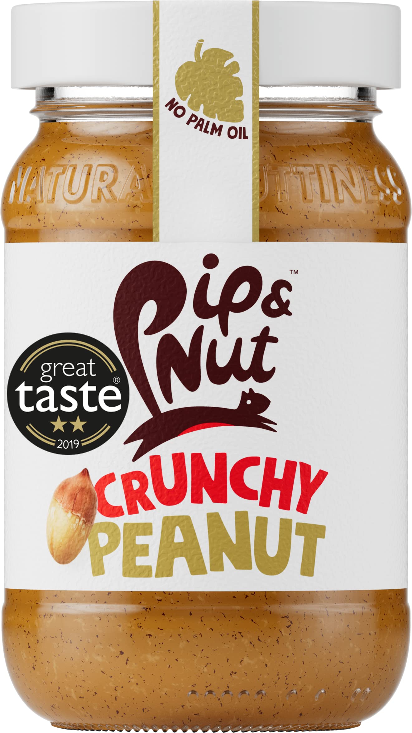 Buy Pip & Nut Crunchy Peanut Butter (6 x 300g) Natural Nut Butter, No Palm Oil, No Added