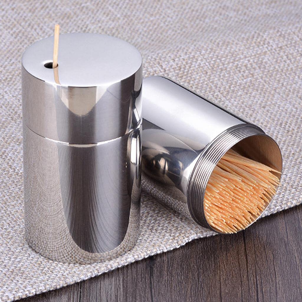 Stainless Steel Toothpick Holder Toothpick Dispenser Table Decor Polished|Home & Garden|Kitchen Dining & Bar|Kitchen Storage & Organization|Racks & Holders-image-8