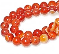 Vista 150 de MJDCB Natural Multicolor Volcanic Lava Stone Round Loose Stone Beads DIY for Jewelry Bracelet Making 15" (6mm, White)