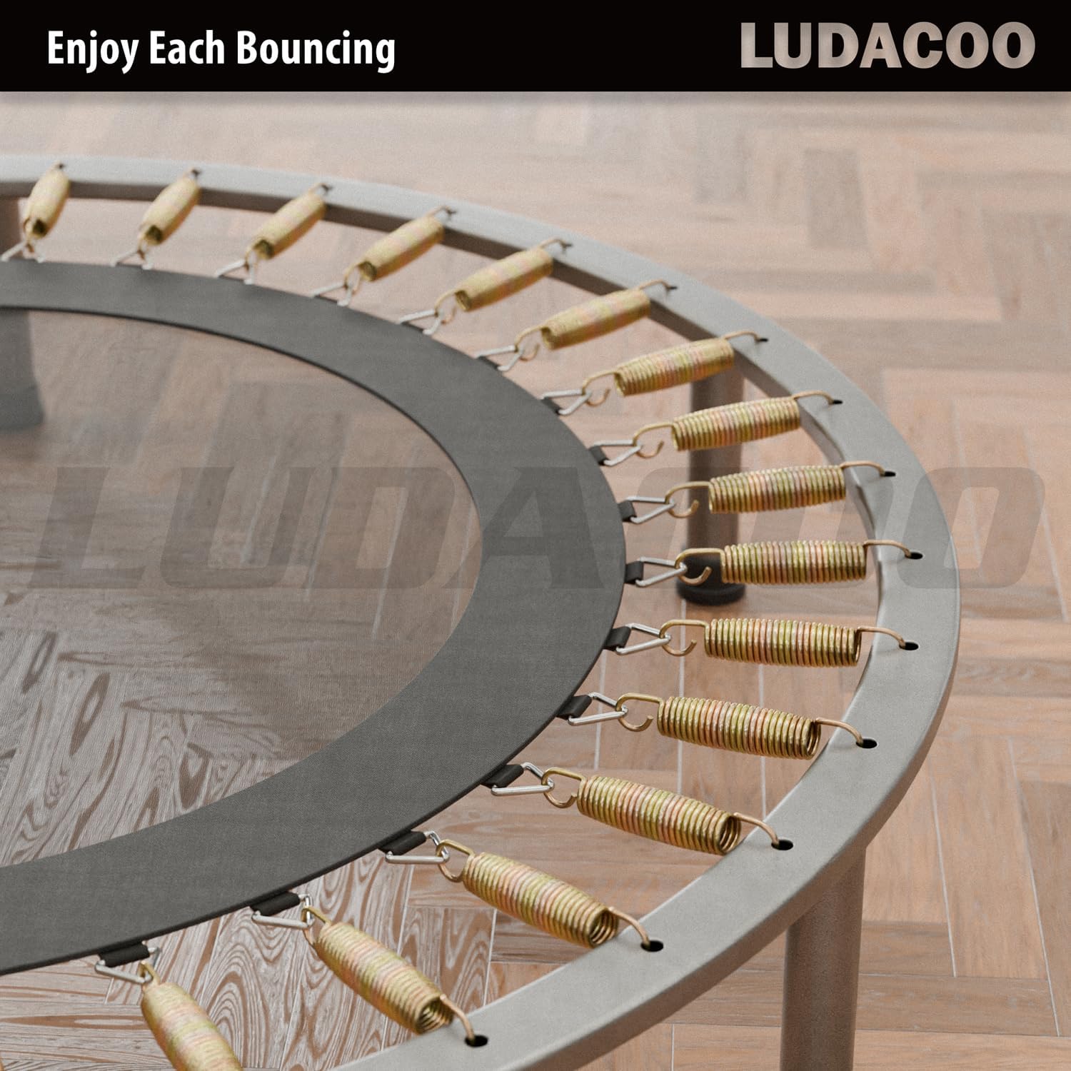 3.5"-8.5" Trampoline Springs, Heavy Duty Stainless Steel Trampoline Accessories with Swivel & Straight Hooks, Universal Trampoline Replacement Parts Includes T-Hook Tool, 12-48 Pack