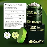 Vista 8 de Suplemento liposomal de NAD con resveratrol - Alternativa al suplemento NMN - Probado por terceros - Suministro de 30 días - Resveratrol NAD+
