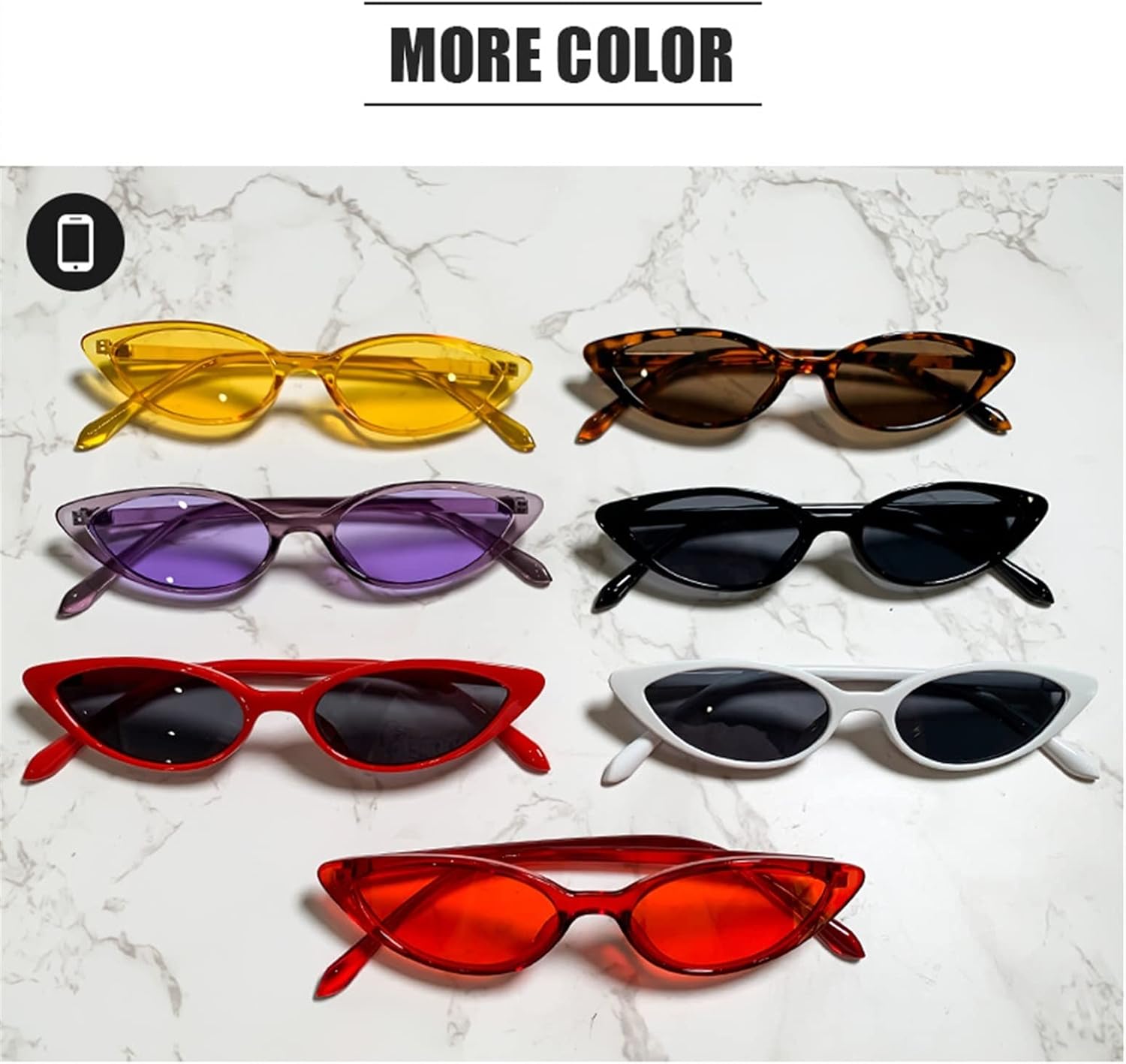 2026 Small Frame Cat Eye Retro Street Sunglasses, Outdoor Holiday Glasses for Men and For Women (Color : E, Size : Medium)