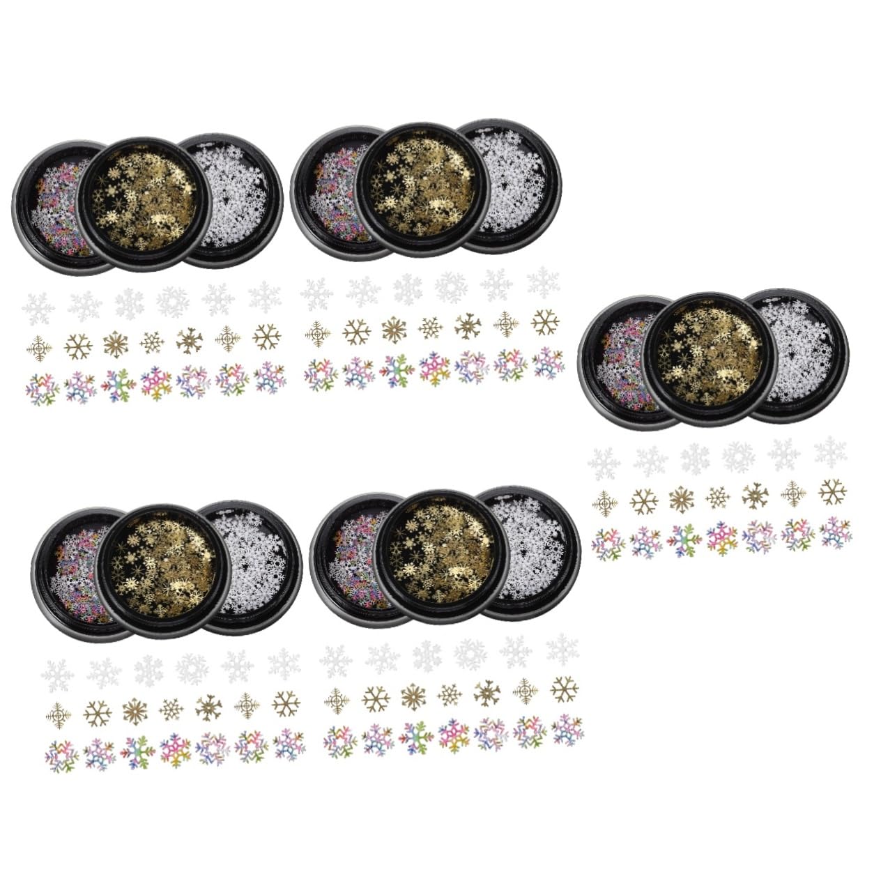 Décoration d'ongle ornement d'art d'ongle de Noël et charms manucure