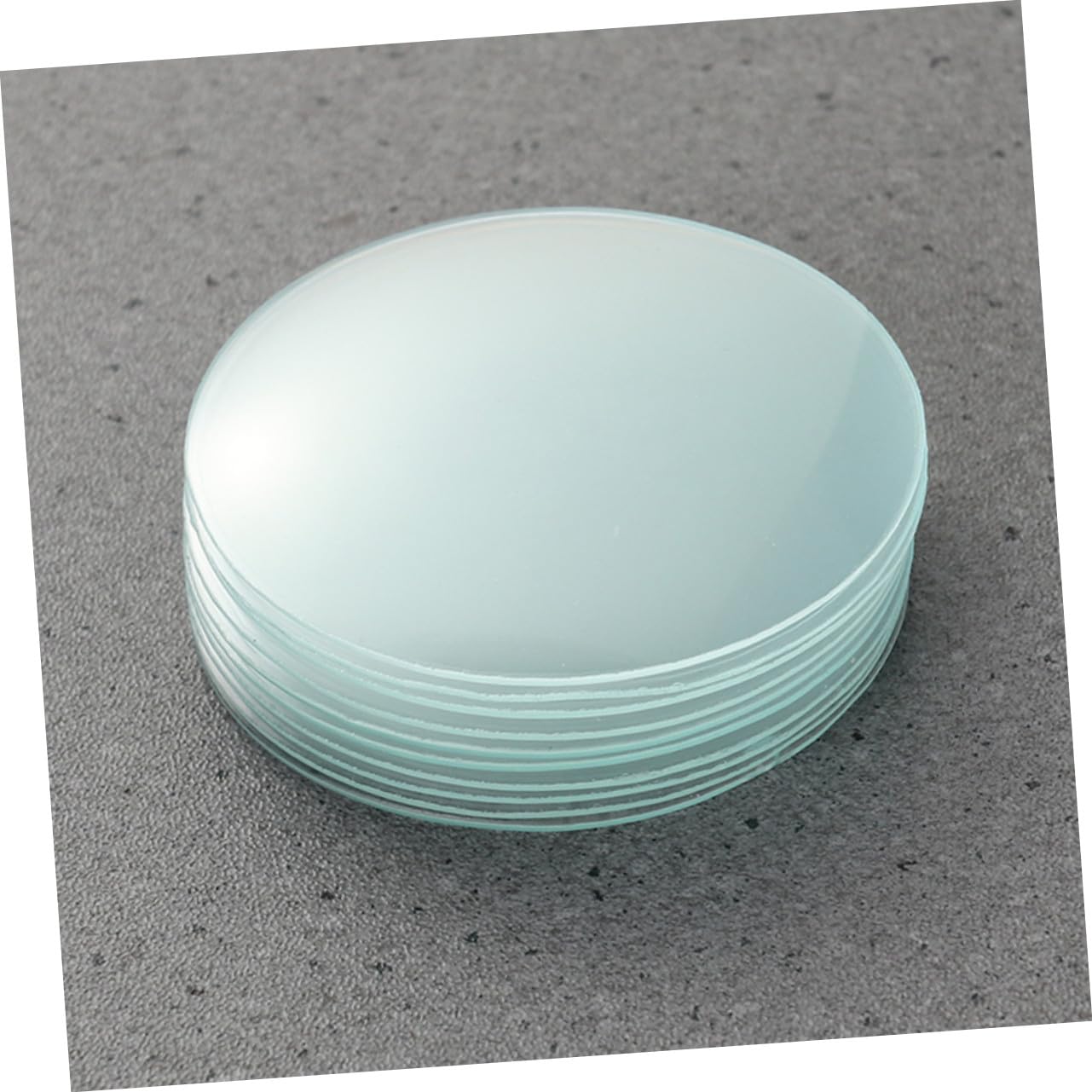 TOPBATHY Coperchi in Vetro Accessori in Materiale Sintetico 10 Pezzi per Becher da Laboratorio per Esperimenti Domestici e Scientifici