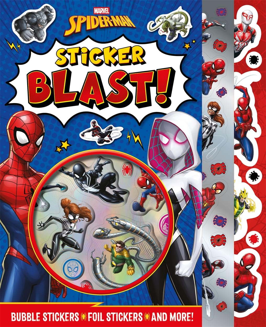 Marvel SpiderMan Sticker Blast PAPERBACK 9781836504337