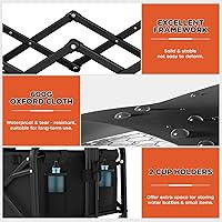 Vista 8 de PayLessHere Carrito plegable con ruedas Negro Carrito plegable resistente con capacidad de 330 libras con ruedas todo terreno y mango