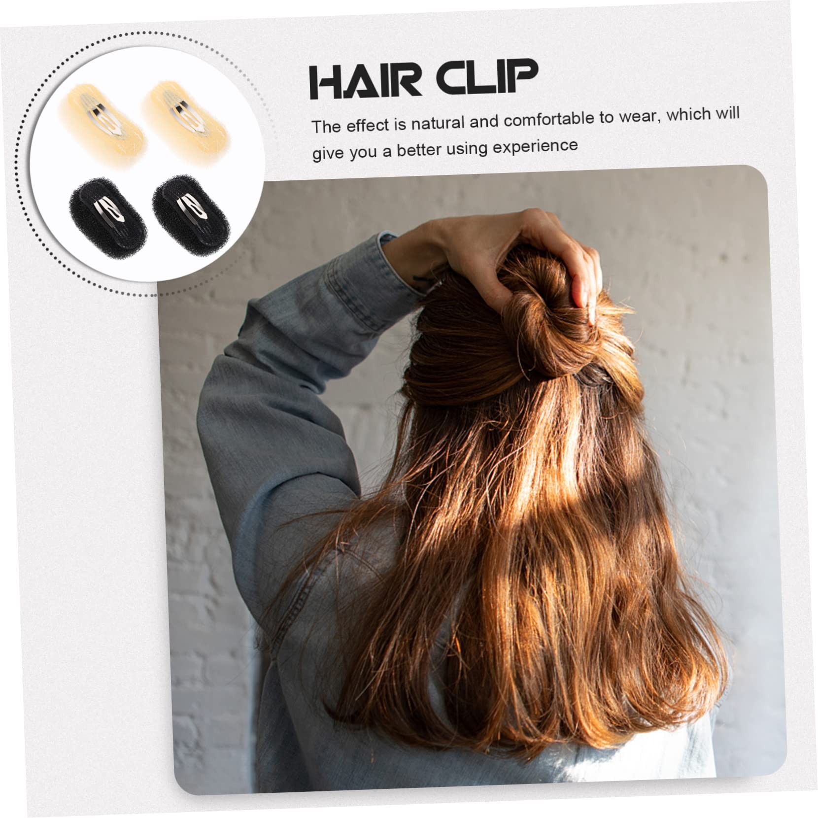 Healeved 12pezzi Clip Per Donne Accessori Per Acconciature Leggeri e Invisibili Strumenti Per Aumentare Volume Dei Adatti Diverse Pettinature Come Ricci e Code Di Cavallo Design