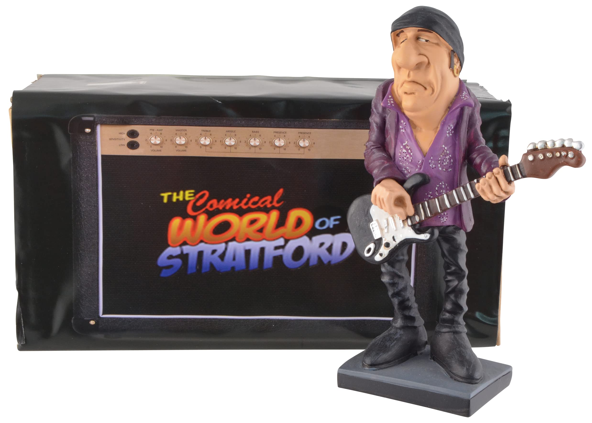 VOGLER Joh. Vogler GmbH Funny Life - Rockstar Steve Where is The Boss, Artificial Stone, Hand Painted, Warren Stratford Collection