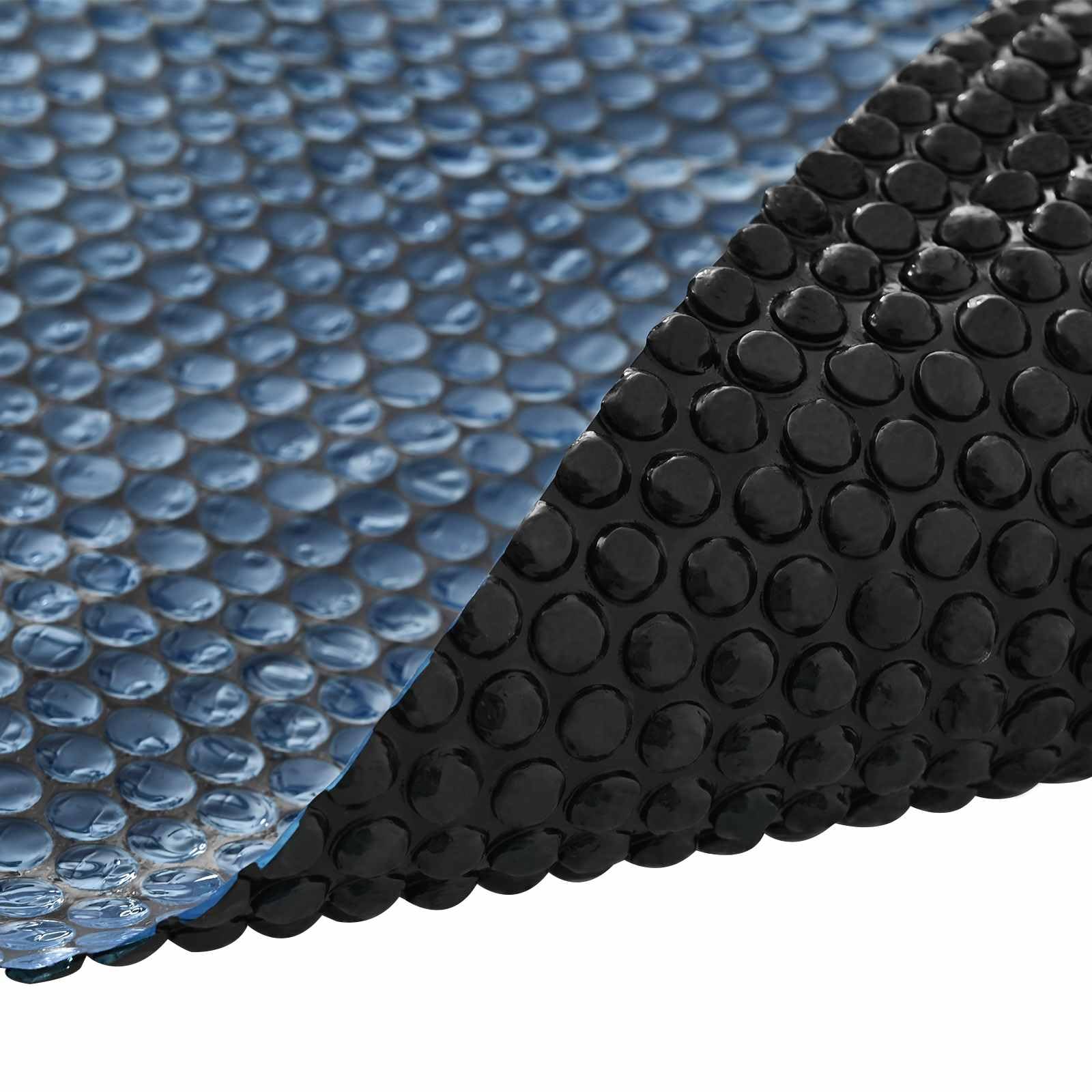 vidaXL Solar Poolabdeckung Hochwertig 488 x 244 cm 200 μm Quadratisch, Quadratische Poolabdeckung, solarbetrieben, leicht, umweltfreundlich, UV-Schutz, passgenau, Outdoor-Zubehör
