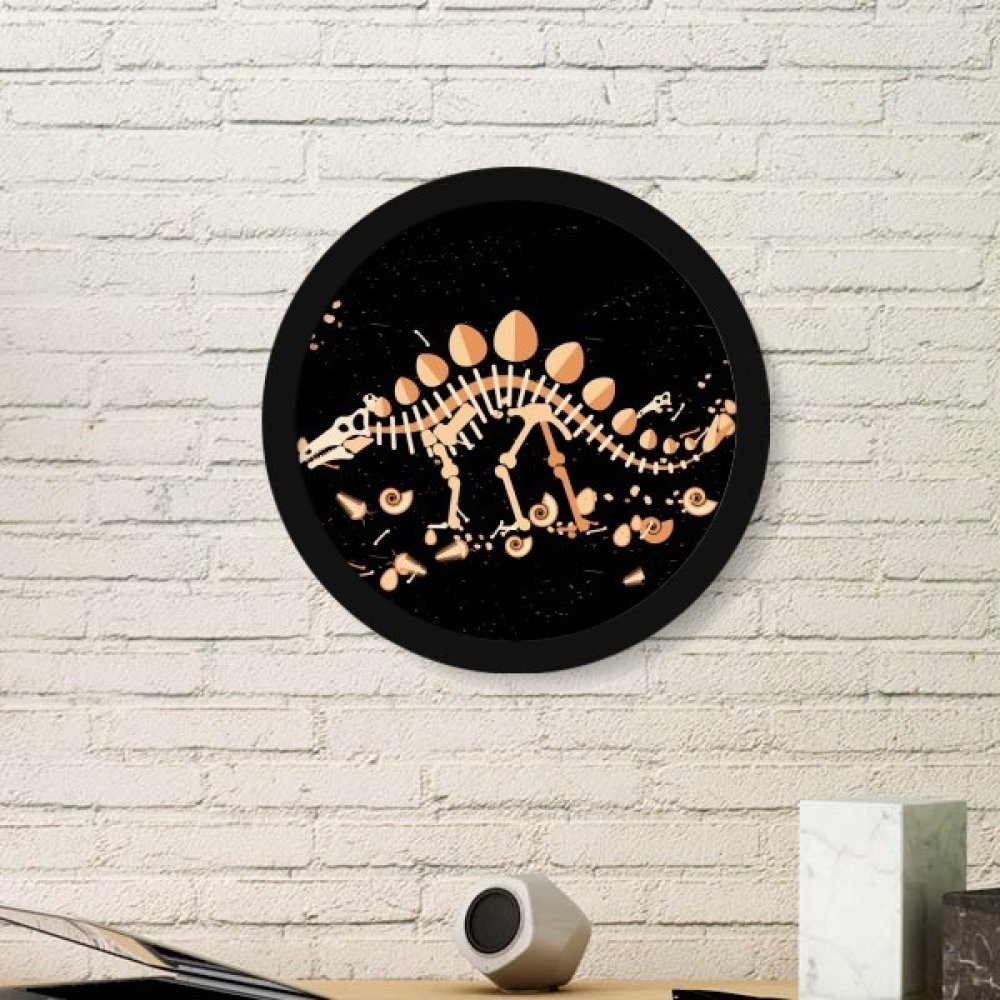 Stickers muraux stégosaure peinture ronde pour cacher défauts