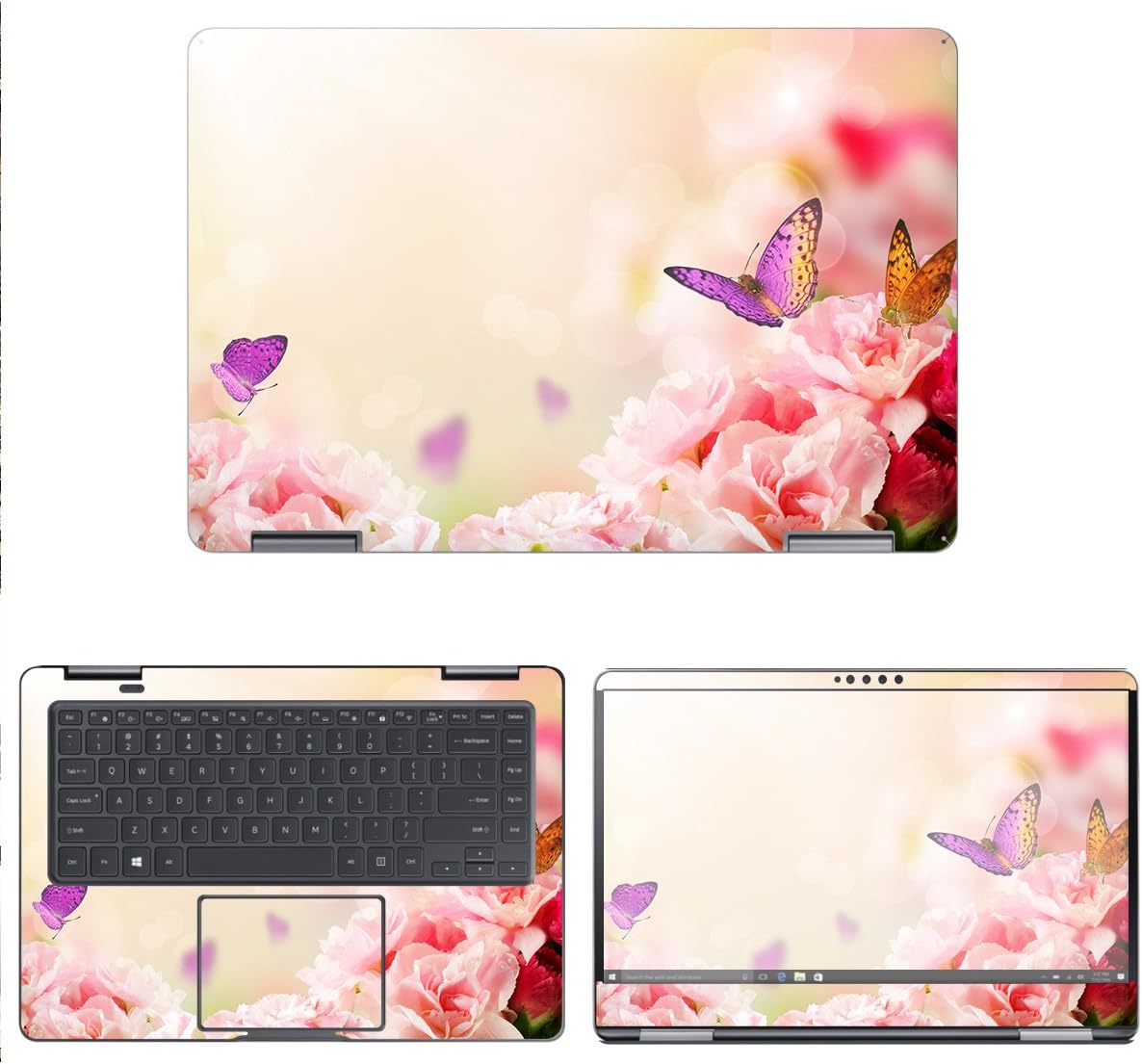 Decalrus - Protective Decal Flower Skin Sticker for Samsung Notebook 9 Pro 15 NP940X5M (15.6" Screen) case Cover wrap SAntbk9pro15_np940x5m-225