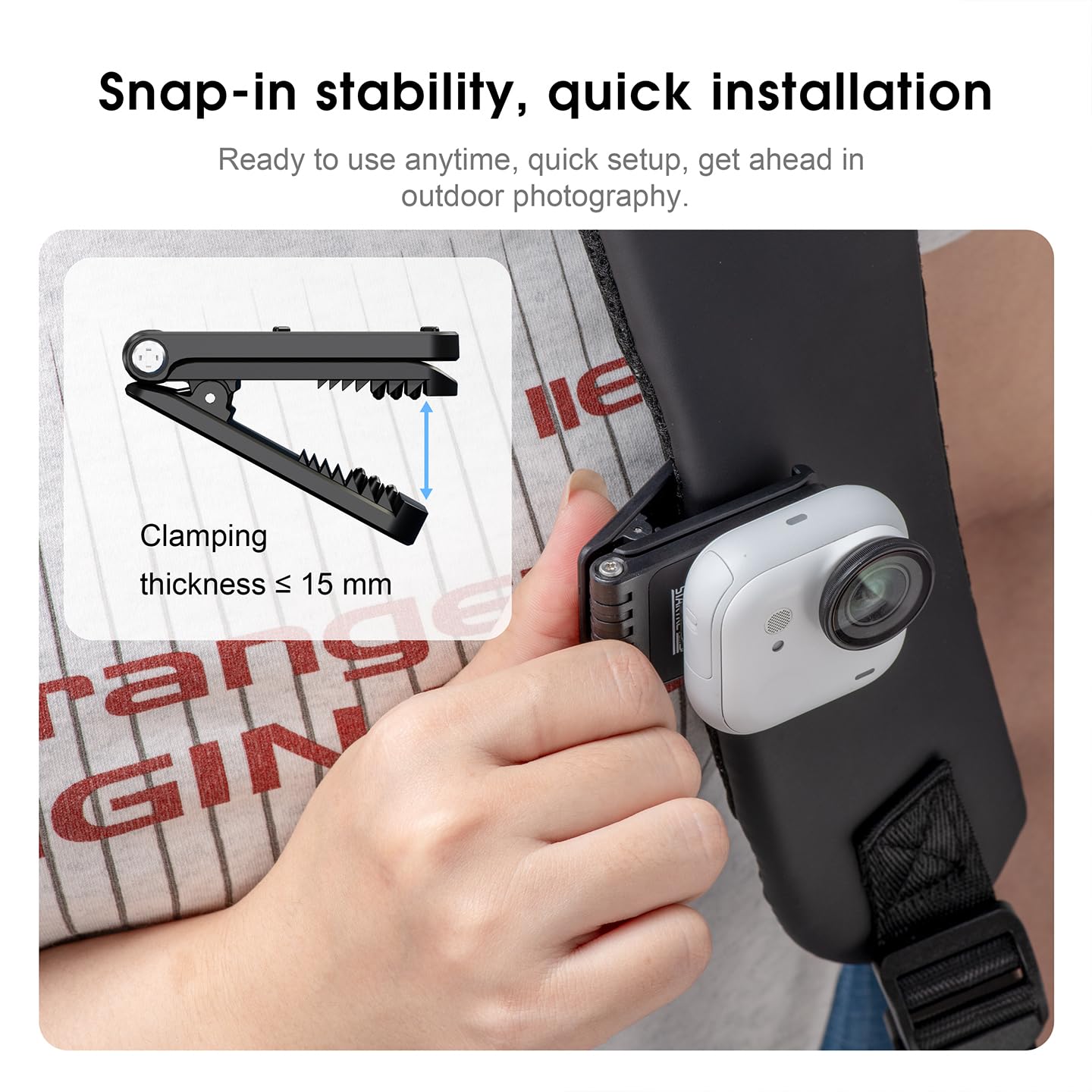 Amazon | Insta360 Go Ultra 対応 磁気クイックリリースマウント,帽子