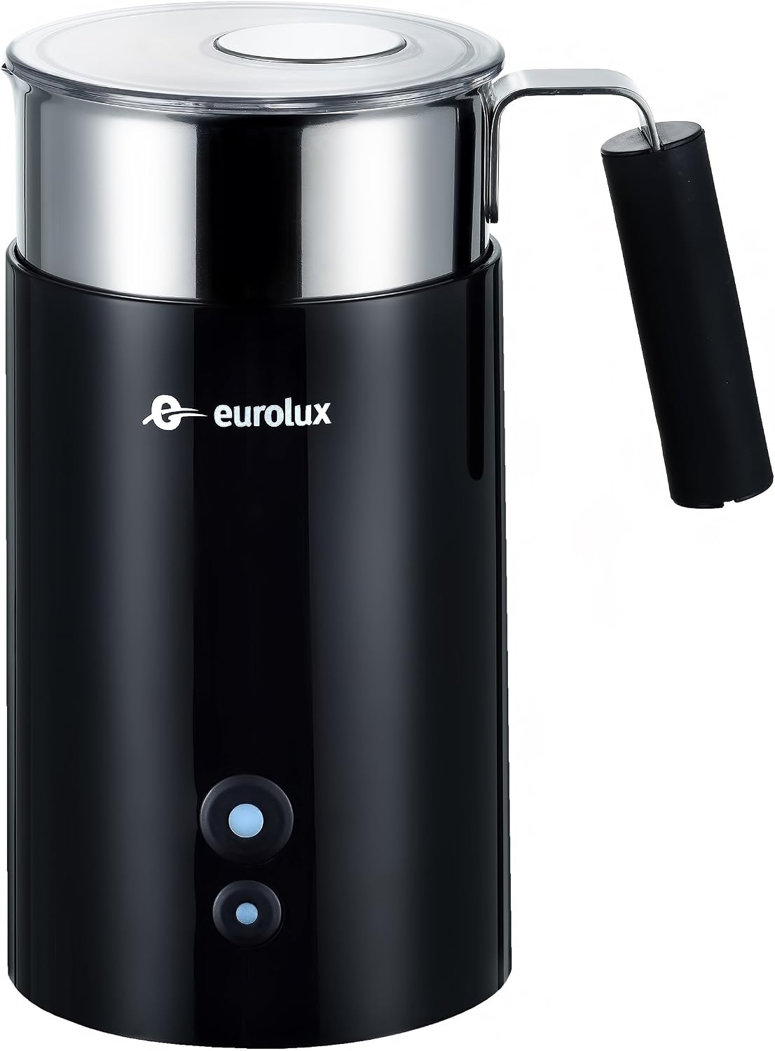 Eurolux Pro XL EL-4000 Electric Induction Milk Frother and Heater, Froths Up To 250 ml, Heats Up To 425 ml, Stainless Steel, Dishwasher Safe, with German Engineering