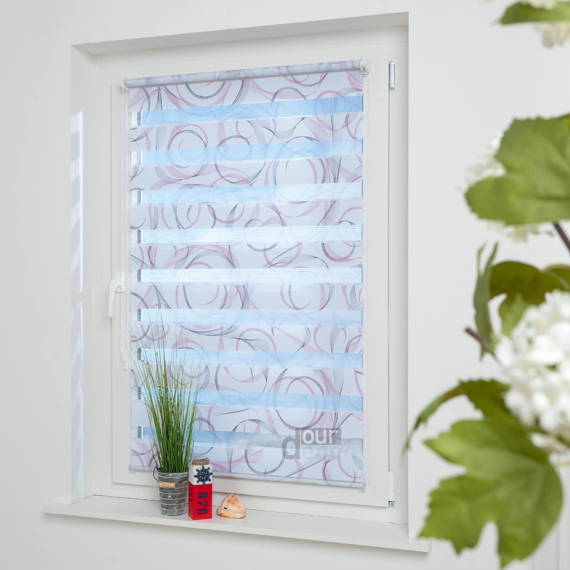 EXHUMKY 2 Stück Vorhang Gewichte - Rollos Schnurpendel Schwarz Windschutz