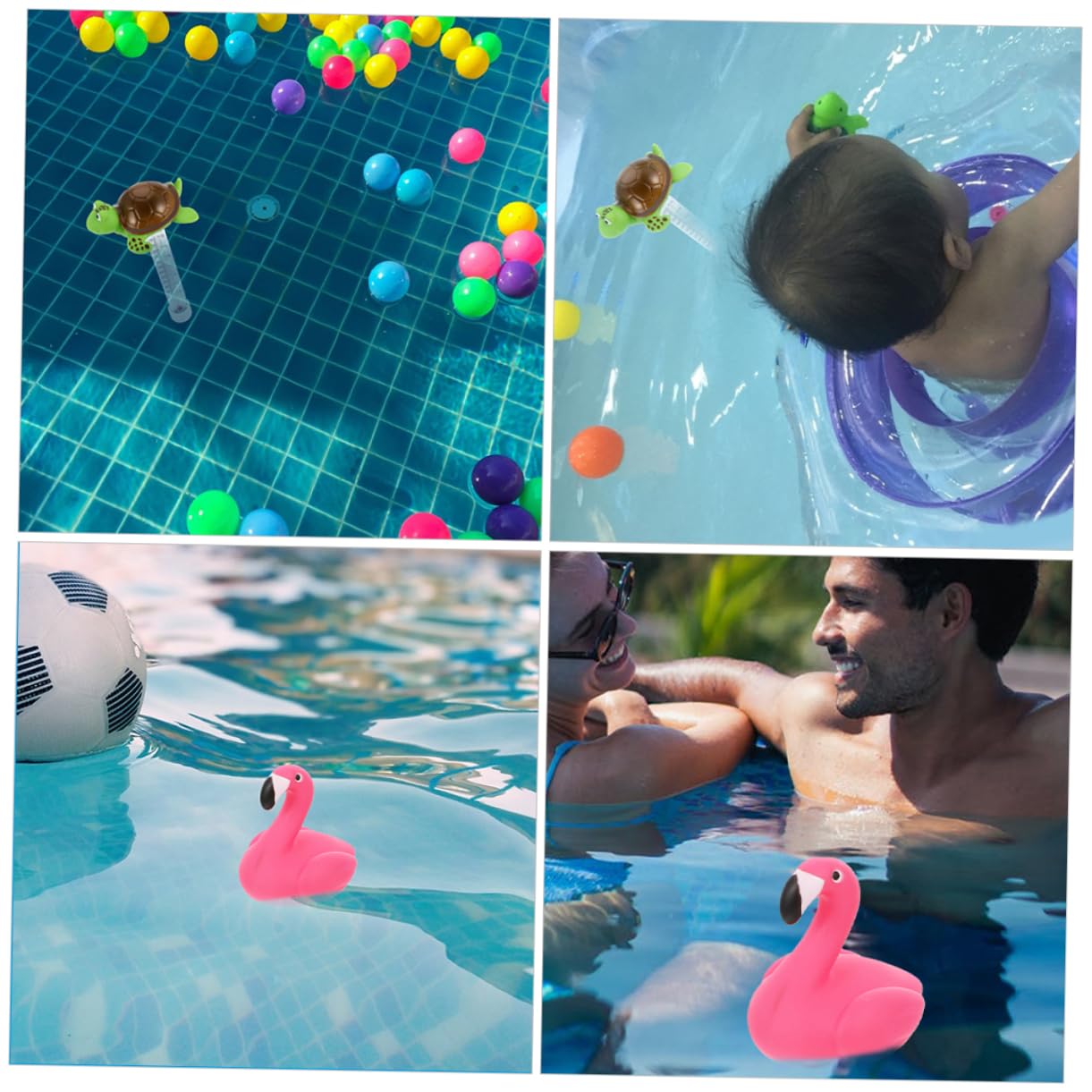 LIOOBO 10piezas Flotante Para Agua De Piscina y Bañera Precisión De De y Tortuga