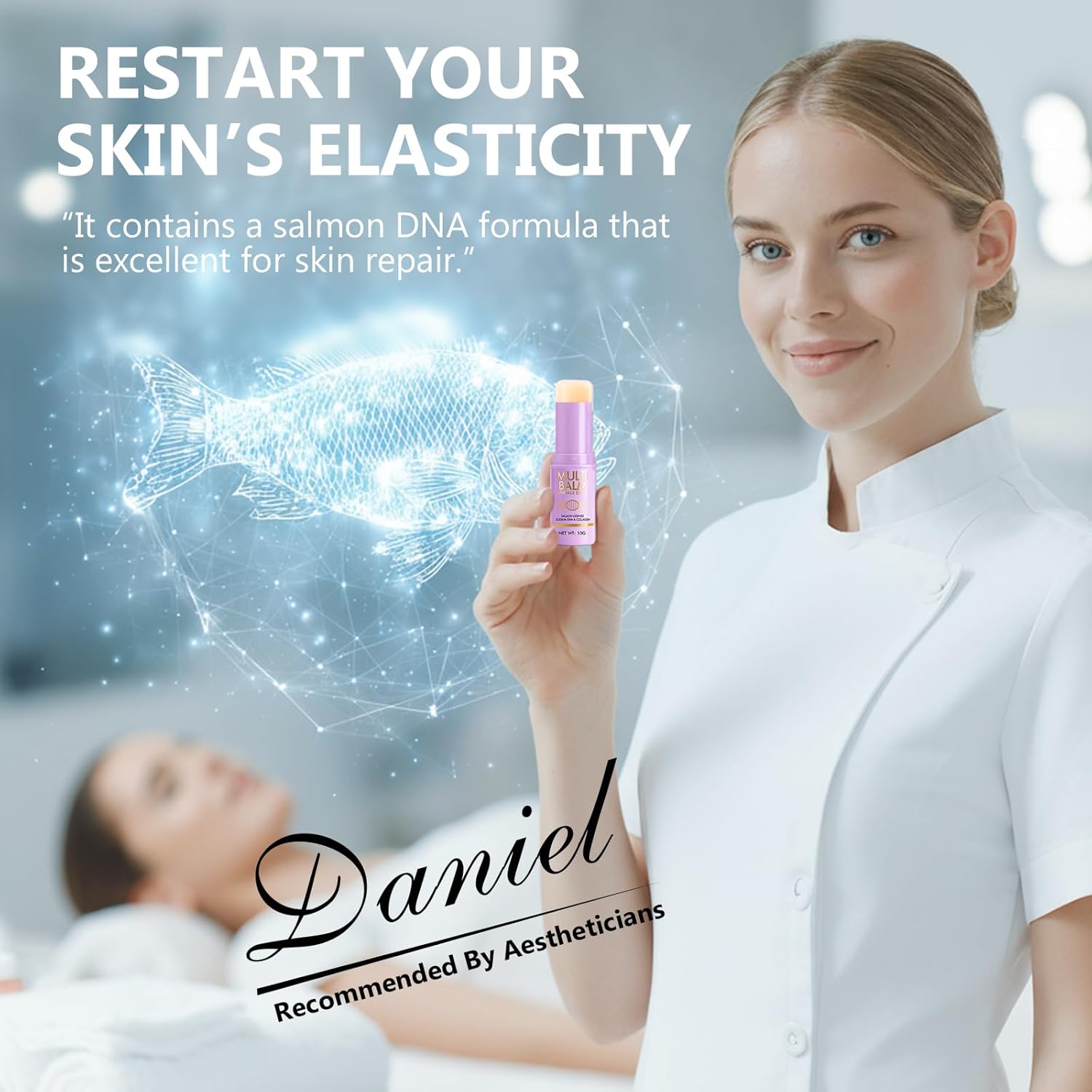 Calcium Multi Balm Stick – All-in-One Solid Moisturizing Face Balm for Hydrated, Smooth Skin – Portable Skincare Stick for All Skin Types