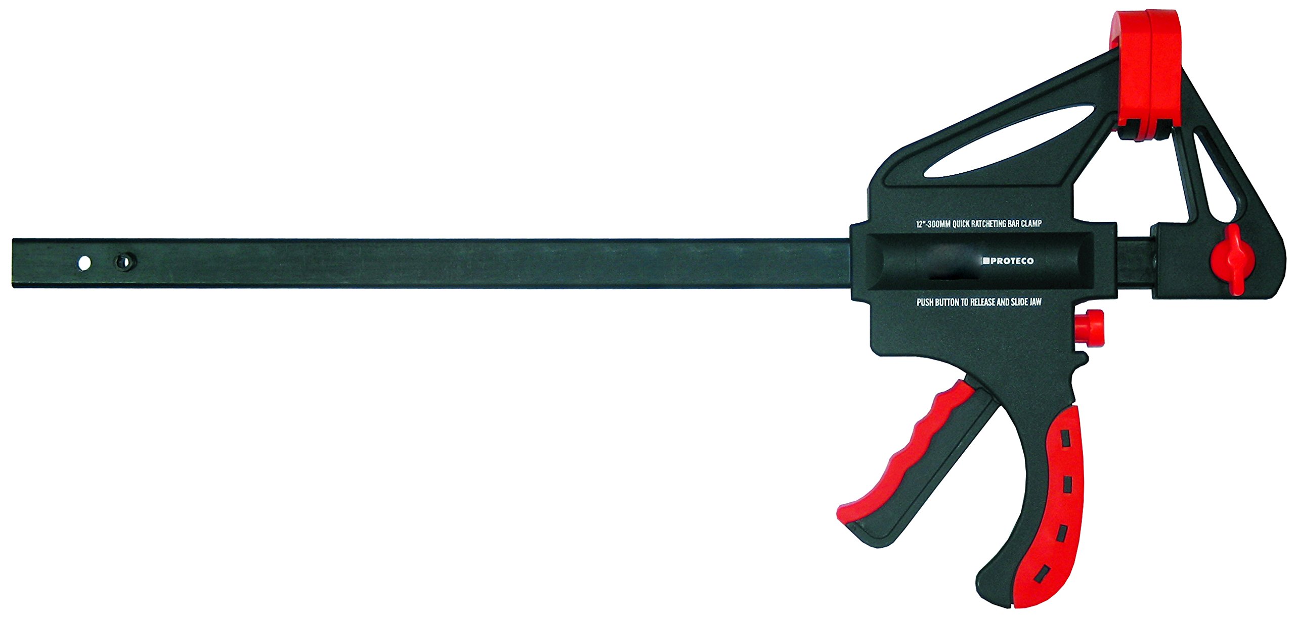 Proteco-Werkzeug® Set 4 Stück Schnellspannzwingen 300 mm x 93 mm Einspanntiefe Einhandzwingen Spreizzwingen Spannzwingen Schraubzwingen