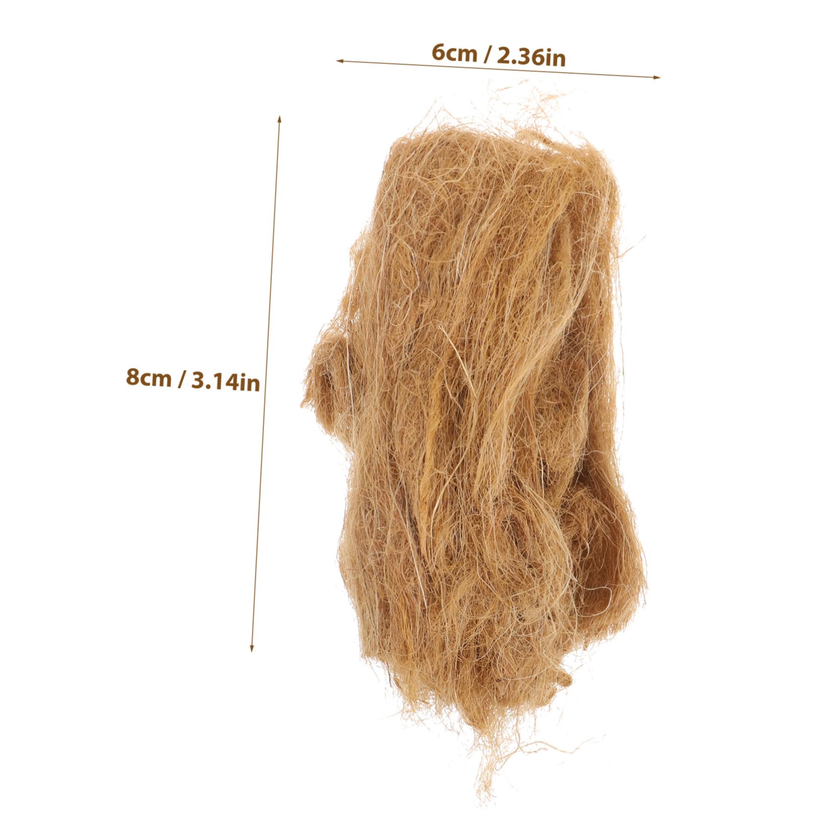 Sosoport 5 Sätze Jute Seidenfeuer Induziert Camping-Werkzeuge Natürlich Bausatz Feuerstarter-Sticks Anlasser Jute Für Feuerstarter Camping Fire Starter -Werkzeuge Jute-Seide 4 Stücke * 5