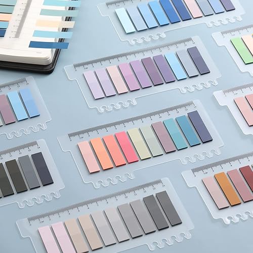 Miniatura 6 de 2000 pestañas adhesivas para anotar libros, notas adhesivas transparentes para carpetas, marcadores de página para cuadernos, banderas de libros