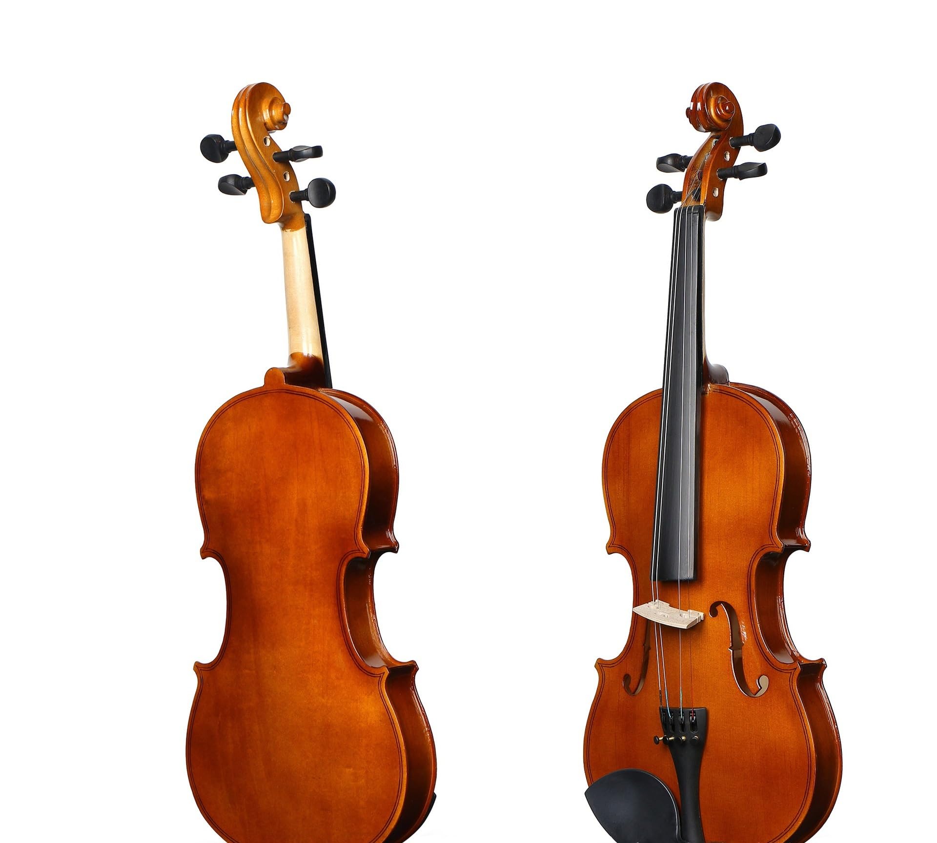 Violine Fichtenvioline Violine Anfänger Linde Saitenhalter 1/4 1/2 3/4 4/4(4/4)