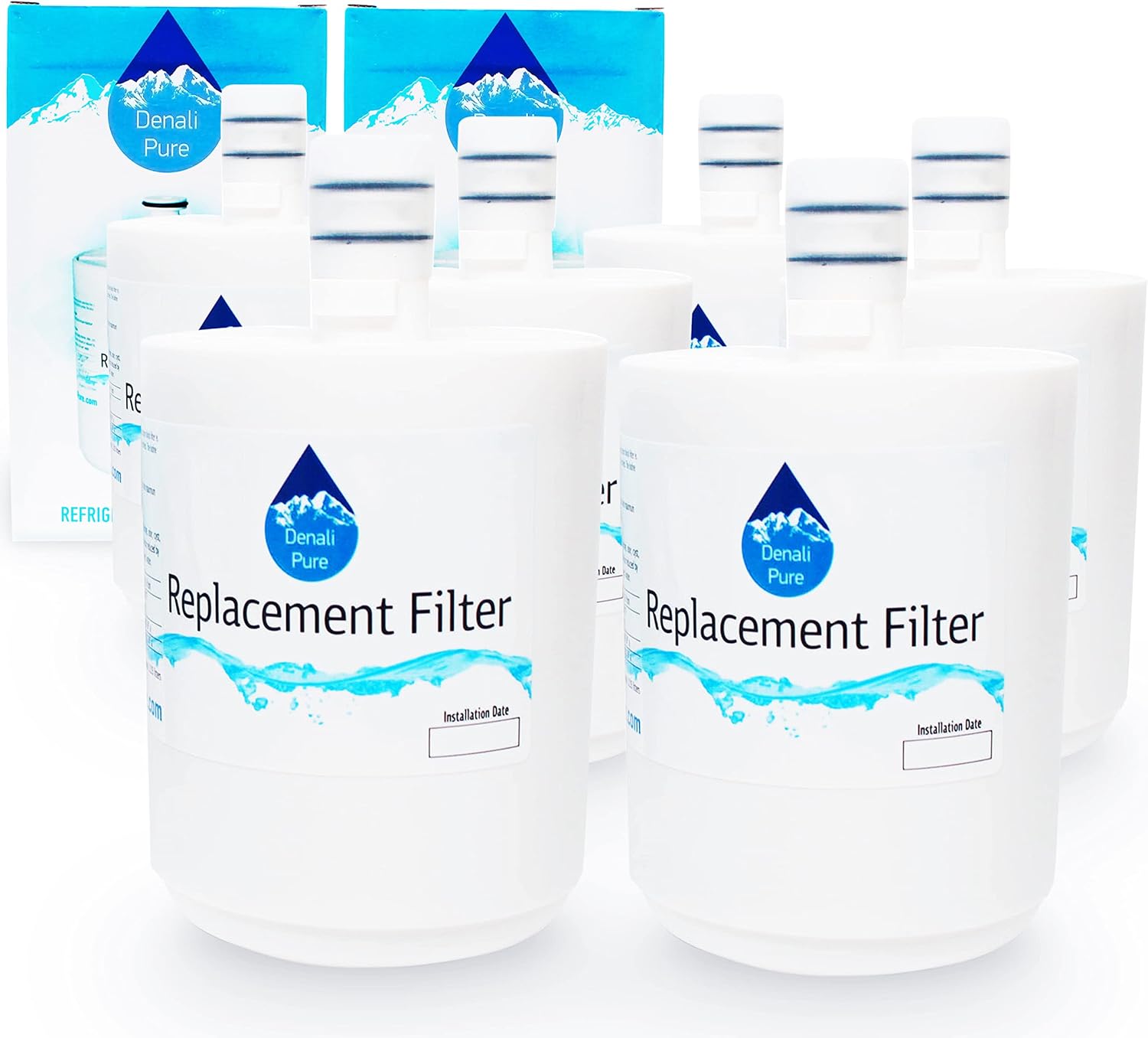 6-Pack Water Filter Replacement for LG LSC23924ST Refrigerator - Compatible with LG 5231JA2002A, LT500P Fridge Water Filter Cartridge