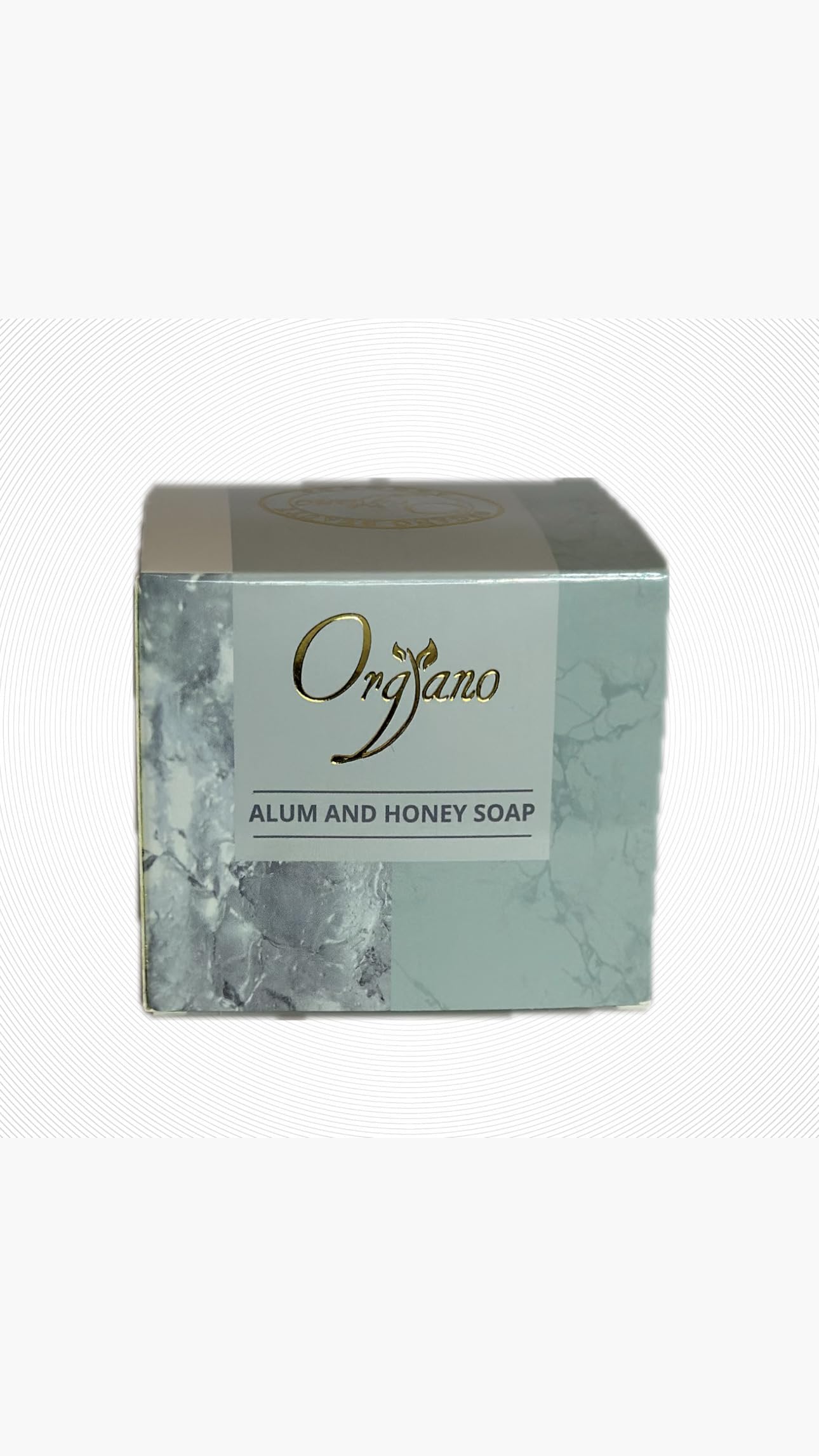 Organo Beauty Organic Alum And Honey Cream Soap - 50g by Khan Al Saboun Alasli | Royal Mixture for Skin Care