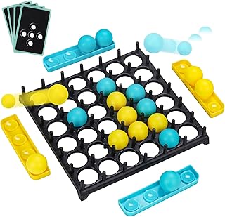 Bounce Ball Party Game, Table Top Games Family Party Jumping Connect Tabletop Board Games Toys Bounce Battle Ball Game, Funny Ball Tabletop Game Toys for Adults and Kids