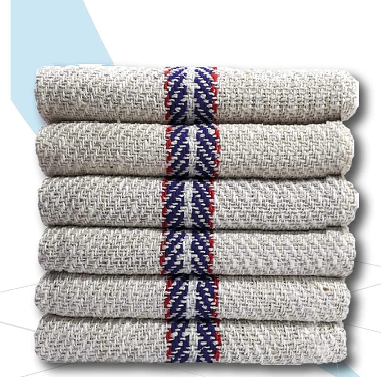 Magic Providers Pure Cotton Floor Cleaning Pocha - Pack of 2 | 10x Absorption | Reusable & Washable | 500 GSM | Floor Cleaning | Sweeping | Dusting Cloth Mop 24 * 24 inch Large Size