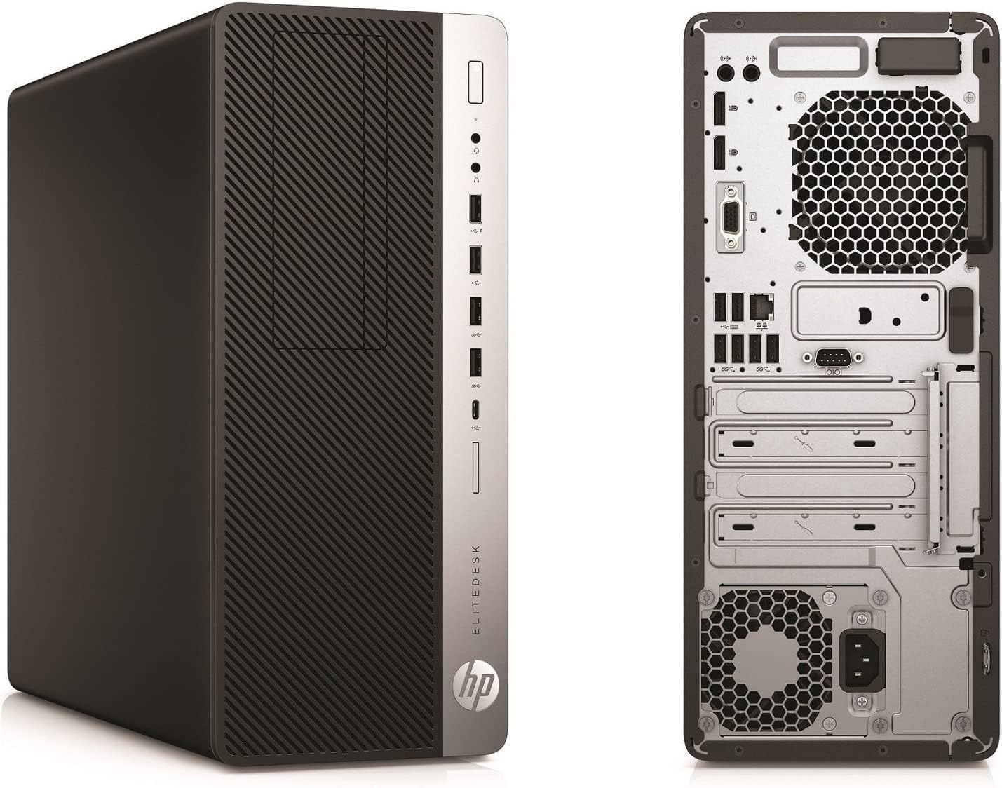 HP EliteDesk 800 G3 MT Ordenador de sobremesa, Intel Core i7-7700, 16 GB de RAM, SSD de 512 GB, Teclado US (QWERTY), WiFi & Bluetooth,Windows 11 Pro (Reacondicionado)