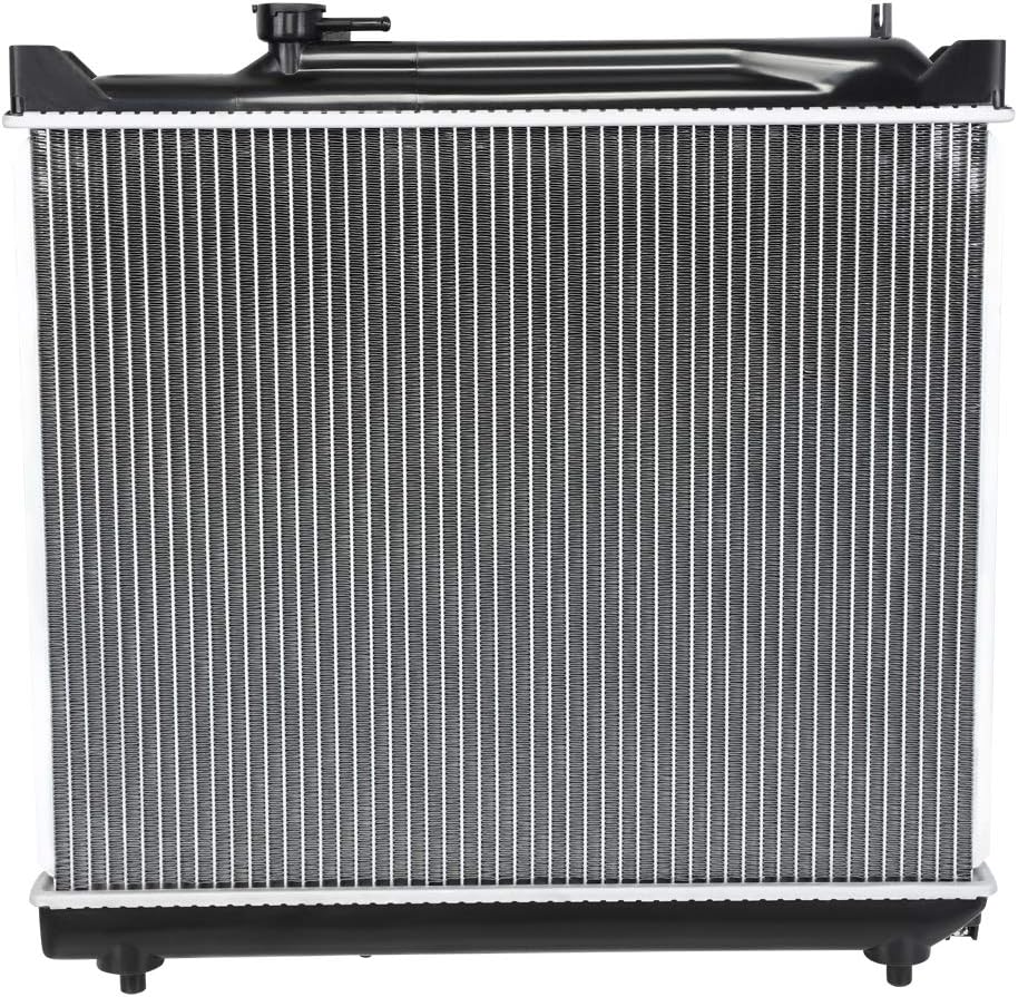 DNA Motoring OEM-RA-2087 Factory Style Aluminum Radiator Compatible with 98-04 Suzuki Tracker / 99-04 Grand Vitara AT, 20-3/8" W X 16-3/4" H X 1" D, 1-5/16" Inlet, 1-5/16" Outlet