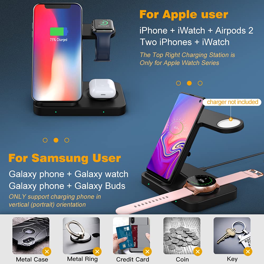 Amazon Com Moko 3 In 1 Wireless Charger Stand 10w Fast Charging Dock Station Compatible Galaxy Watch 3 Active 2 1 Buds Iphone 14 13 12 Pro Max 11 Pro Se Apple Watch Se 6 5 4 3 Airpods 2 Pro Qc3 0 Adapter Cell Phones Amazon Com Moko 3 In 1 Wireless Charger Stand 10w Fast Charging Dock Station Compatible Galaxy Watch 3 Active 2 1 Buds Iphone 14 13 12 Pro Max 11 Pro Se Apple Watch Se 6 5 4 3 Airpods 2 Pro Qc3 0 Adapter Cell Phones