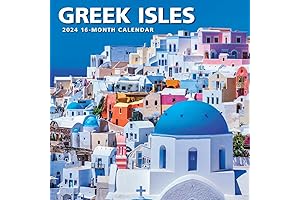 Greek Isles 2024 Wall Calendar by Calendar Ink