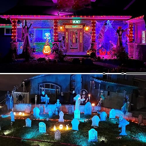 Miniatura 9 de Luces LED de paisaje que cambian de color, iluminación de paisaje de 12 W, IP66, impermeables, luces LED de camino de jardín, paredes, árboles,