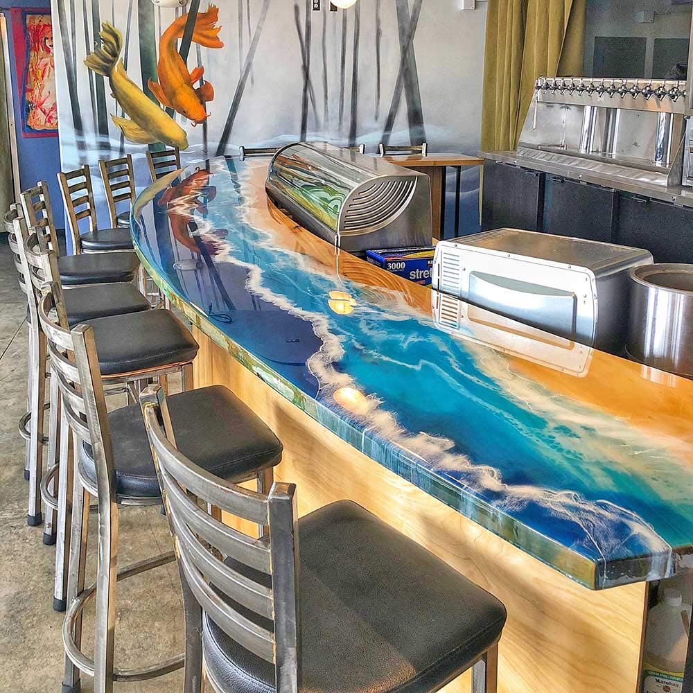 TotalBoat MakerPoxy Crystal Clear Artist's Resin by Jess Crow | Two Part Epoxy Kit for Resin Art | Use with Color Pigments & Tints | Includes Supplies | Long Working Time (Quart Kit)