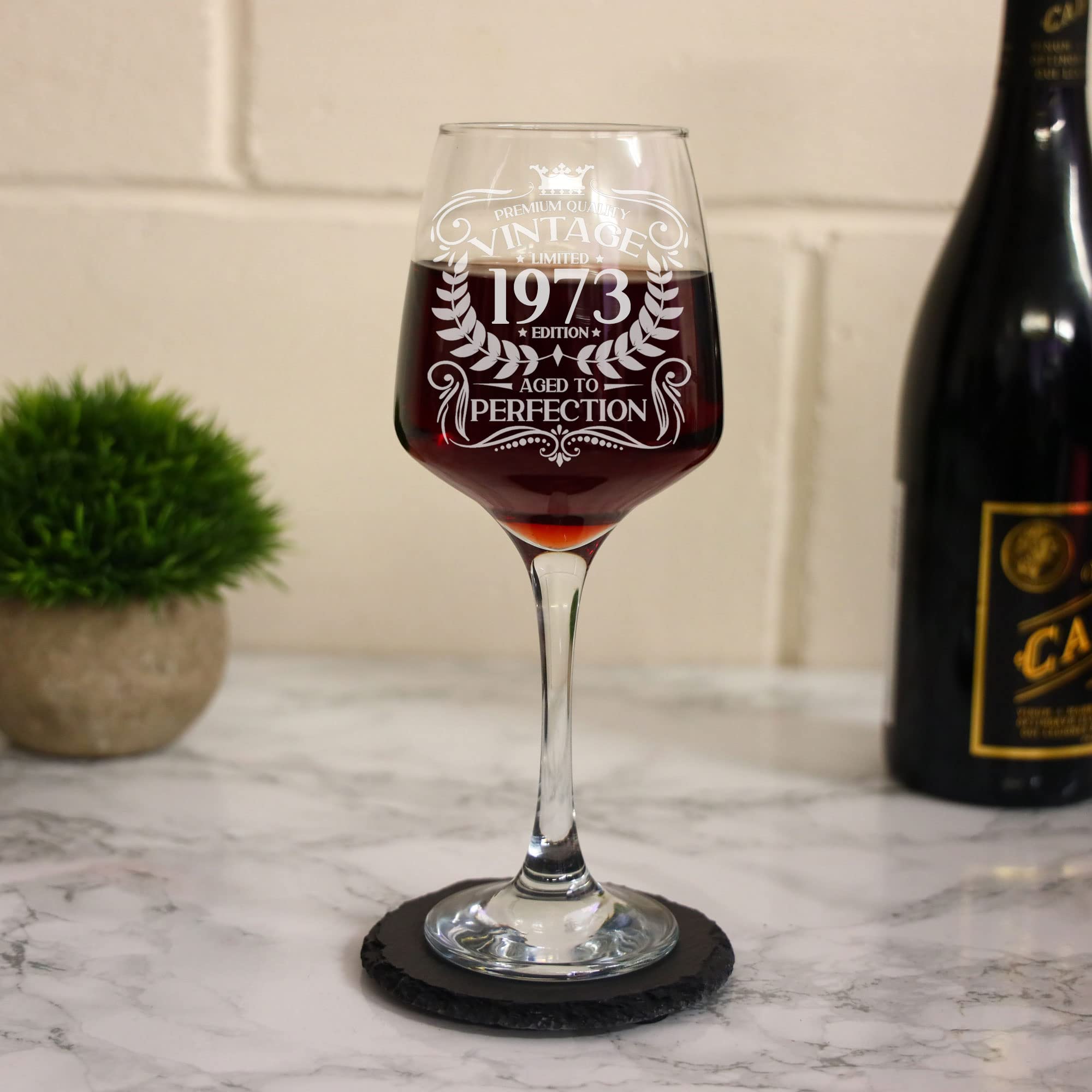 53rd Birthday Wine Glass - Vintage 1973 Gift -2