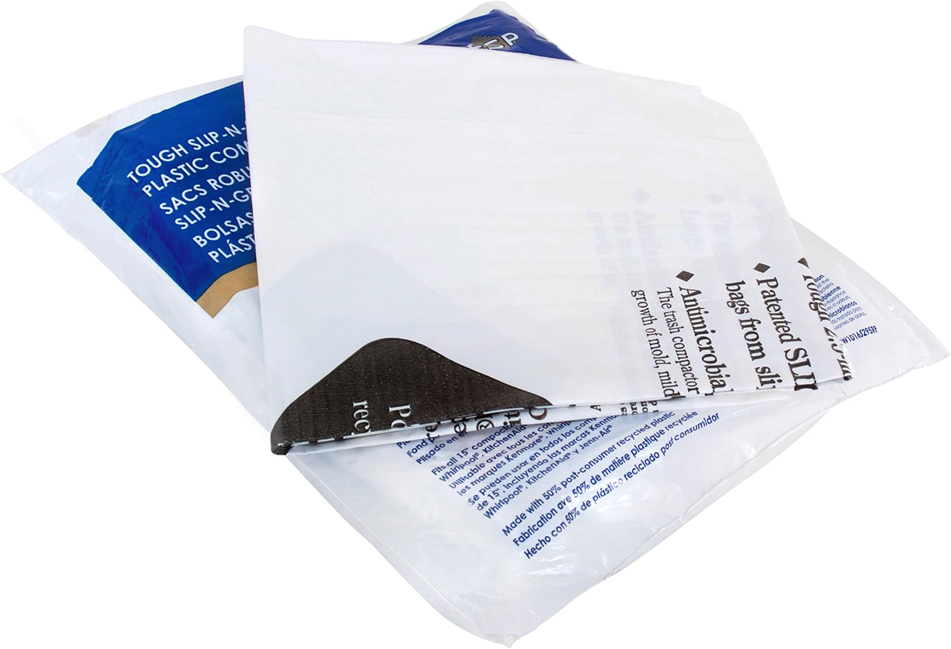 WhirlpoolW10165295RP Genuine OEM Bags For Trash Compactors โ W10165295BU, 1394401, 14200764, 14208575, 14210213, 14222324, 242567-2, 242567-3, 242572-2, 41001001, 4147707, 4163235, 4163346, 4163348