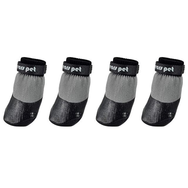 Avaner Zapatos para Perros de 4 Piezas, Impermeables y Antideslizantes, Botas de protección para Perros…