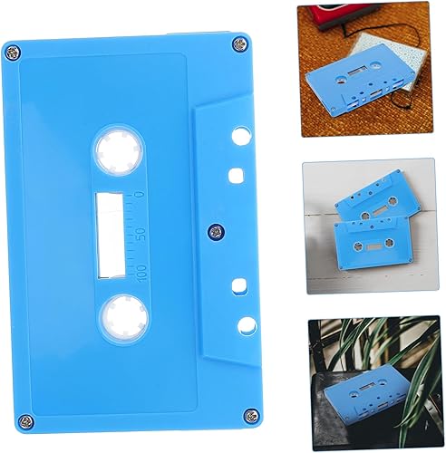 Miniatura 9 de Decoración de música retro, 2 unidades, caja de cinta de casete en blanco para decoración de sala de música, suministros de fiesta de cinta