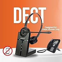 Vista 2 de Spracht HS-2018 Zum Maestro DECT Auriculares inalámbricos de un solo oído Solo teléfonos de escritorio Auriculares DECT con cancelación de ruido