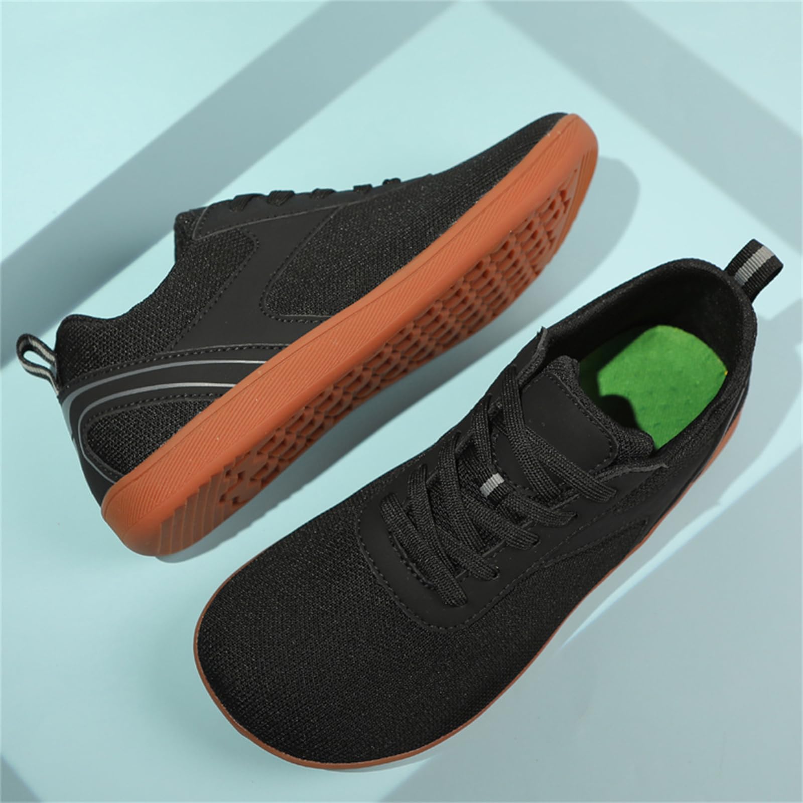 JiuQing Buty Barefoot Men Women Szerokie Toe Walking Sneakers Zero Drop Casual Squat Martwy ciąg Fitness Buty