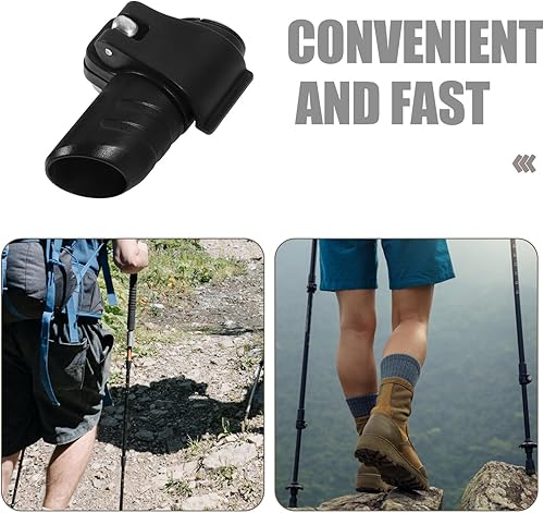 Miniatura 7 de Gatuida Trekking Pole Lock 18-16MMTrekking Pole Clip ajustable Escalada Stick Poste Cerradura externa Bastón Cerradura rápida para