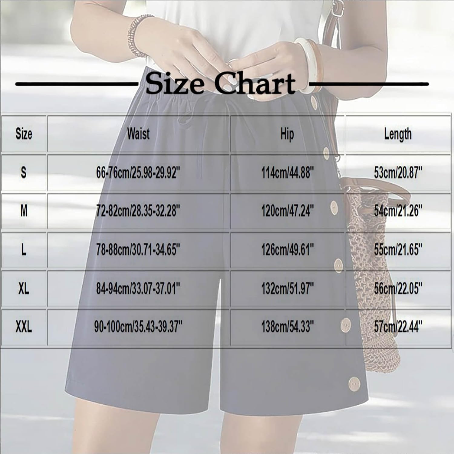 Casual Shorts for Women Side Button Summer Beach Outfits High Waisted Solid Color Short Pants for Travel Vacation Wearing