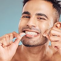 Vista 2 de Púas de hilo dental: 1000 palillos de dientes desechables, palillos de plástico de doble cabeza, hilo dental interdental para el cuidado bucal