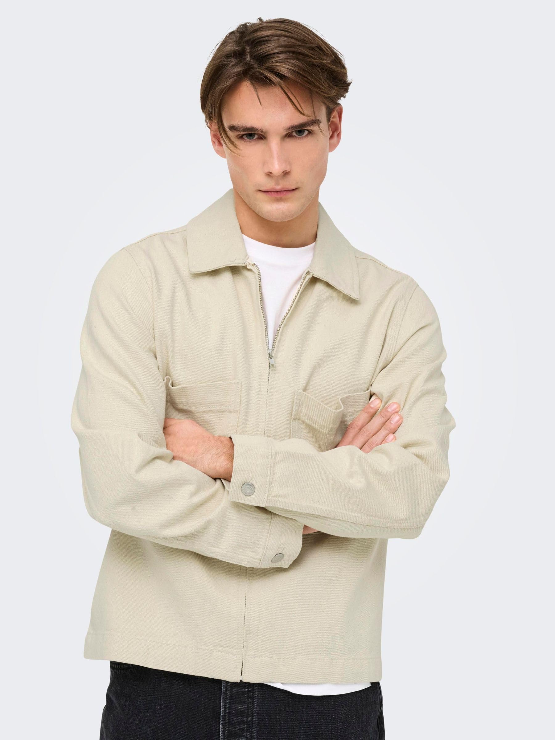 Only & Sons Male Hemdjacke ONSCASSEL Hemdjacke