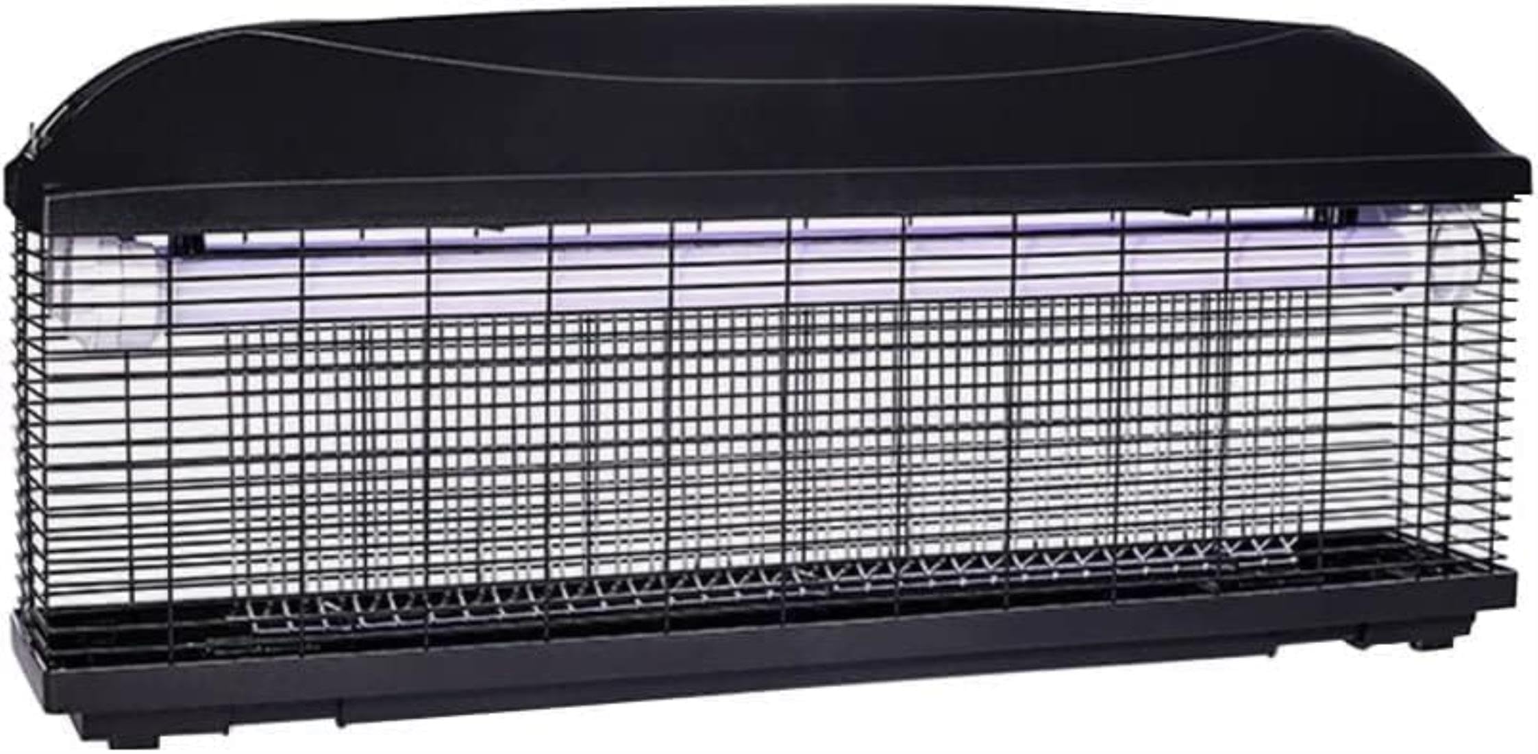 Lampe anti-moustique haute tension étanche noire pour extérieur