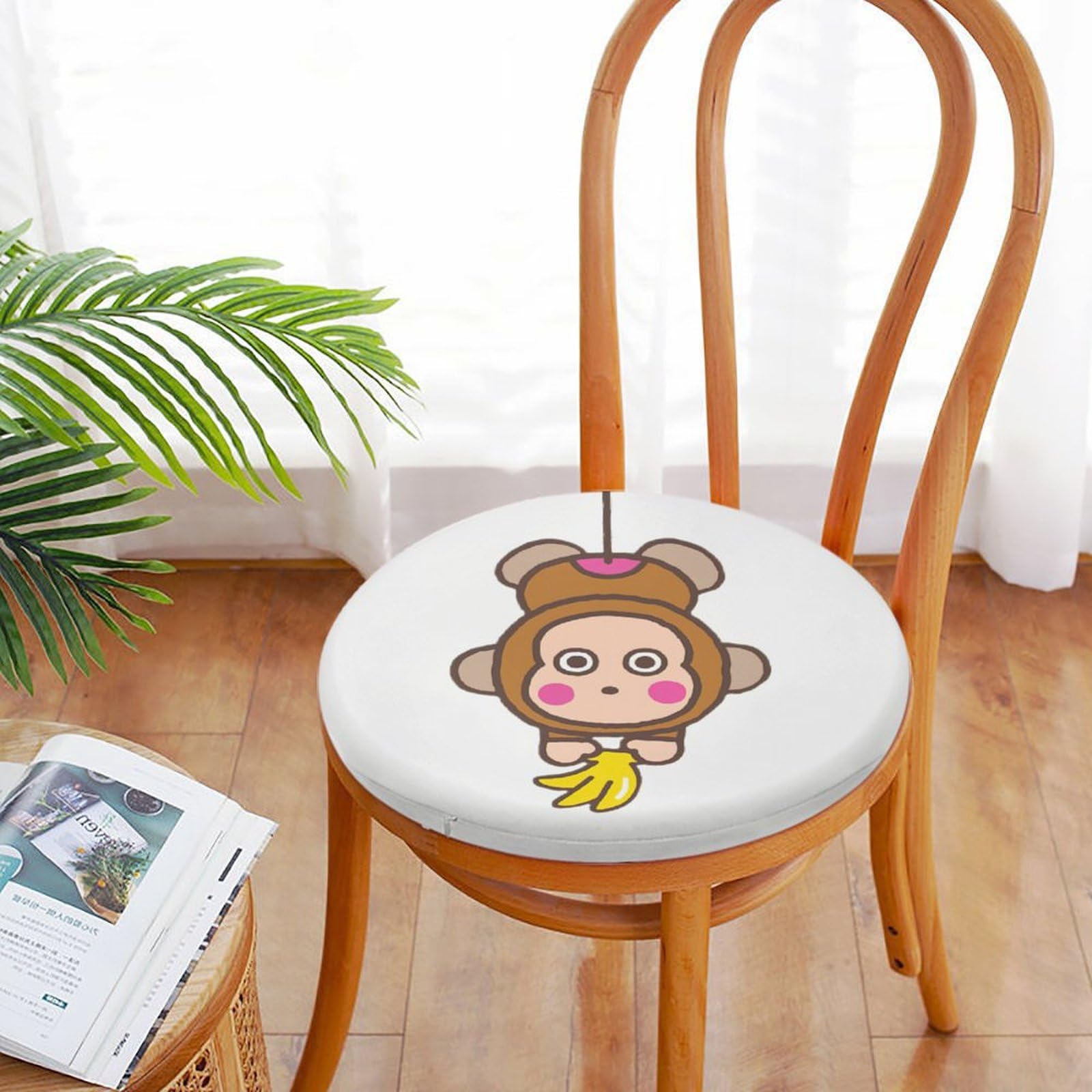 Amazon.co.jp: 座布団 おさるのもんきち クッション 抱き枕 ざぶとん