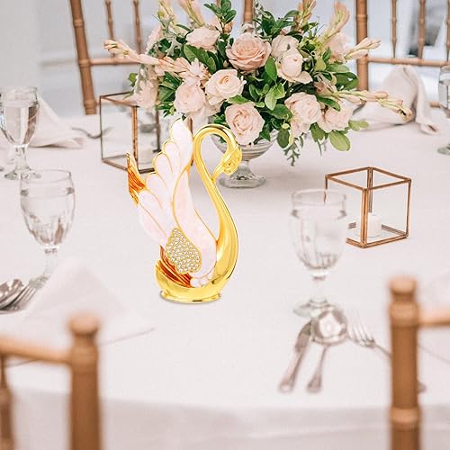 Miniatura 5 de 1 Unidades Elegante soporte de tenedor con forma de cisne y tenedor de postre para aperitivos, frutas, tartas y fiestas