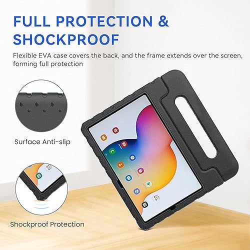 Miniatura 5 de SIMPLEWAY Funda infantil para Samsung Galaxy Tab S6 Lite de 10.4 pulgadas versión 202420202022, modelo SM-P625SM-P620, SM-P610P615, SM-P613SM-P619,