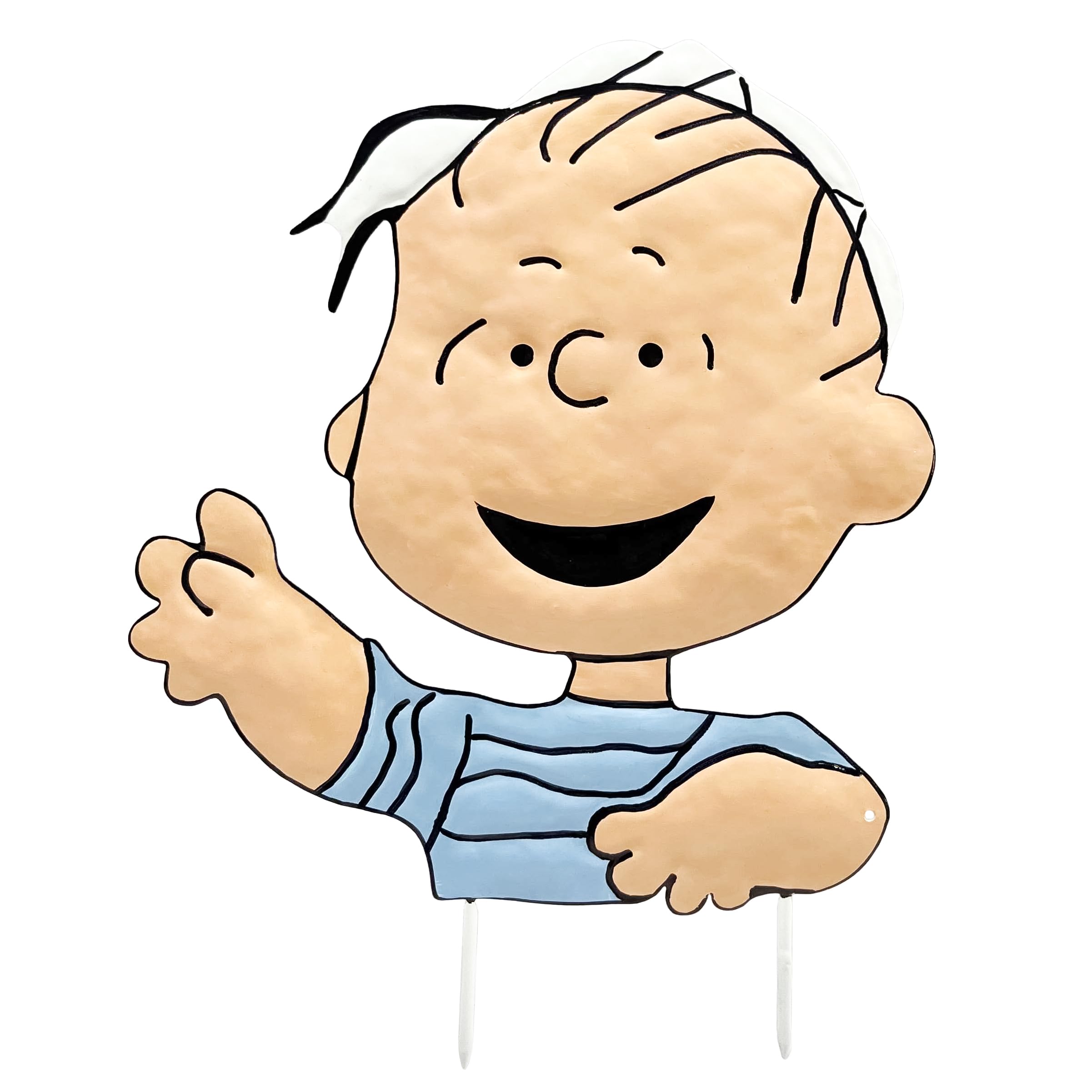 Amazon.com: PRODUCTWORKS Peanuts Pumkin Press-in Icon Metal Stake